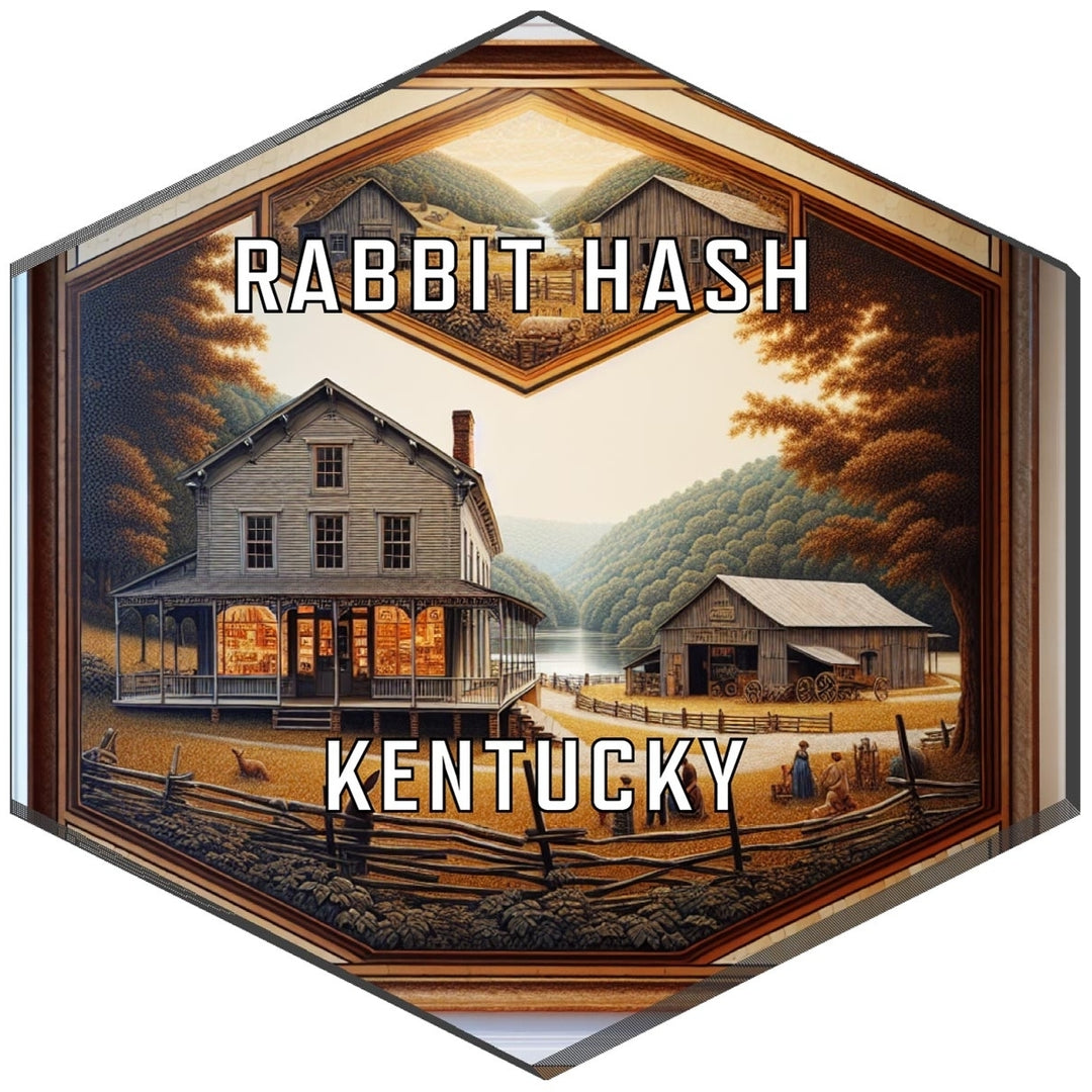 Rabbit Hash Kentucky Travel Destination Souvenir Vinyl Decal Sticker Image 1