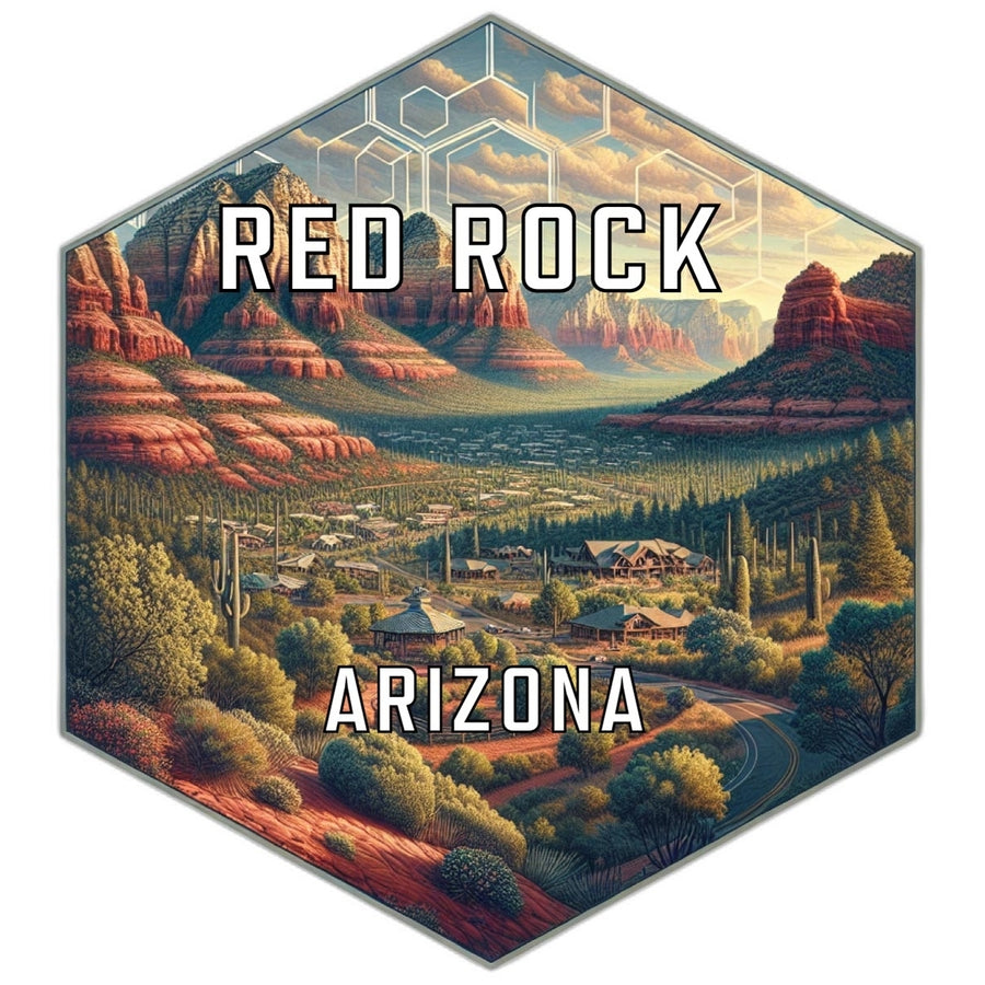 Red Rock Arizona Travel Destination Souvenir Vinyl Decal Sticker Image 1