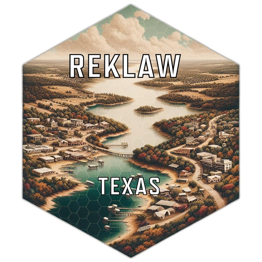 Reklaw Texas Travel Destination Souvenir Vinyl Decal Sticker Image 1