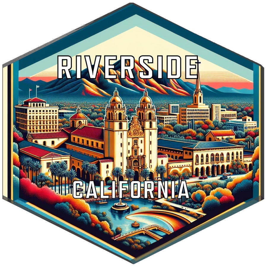 Riverside California Travel Destination Souvenir Vinyl Decal Sticker Image 1