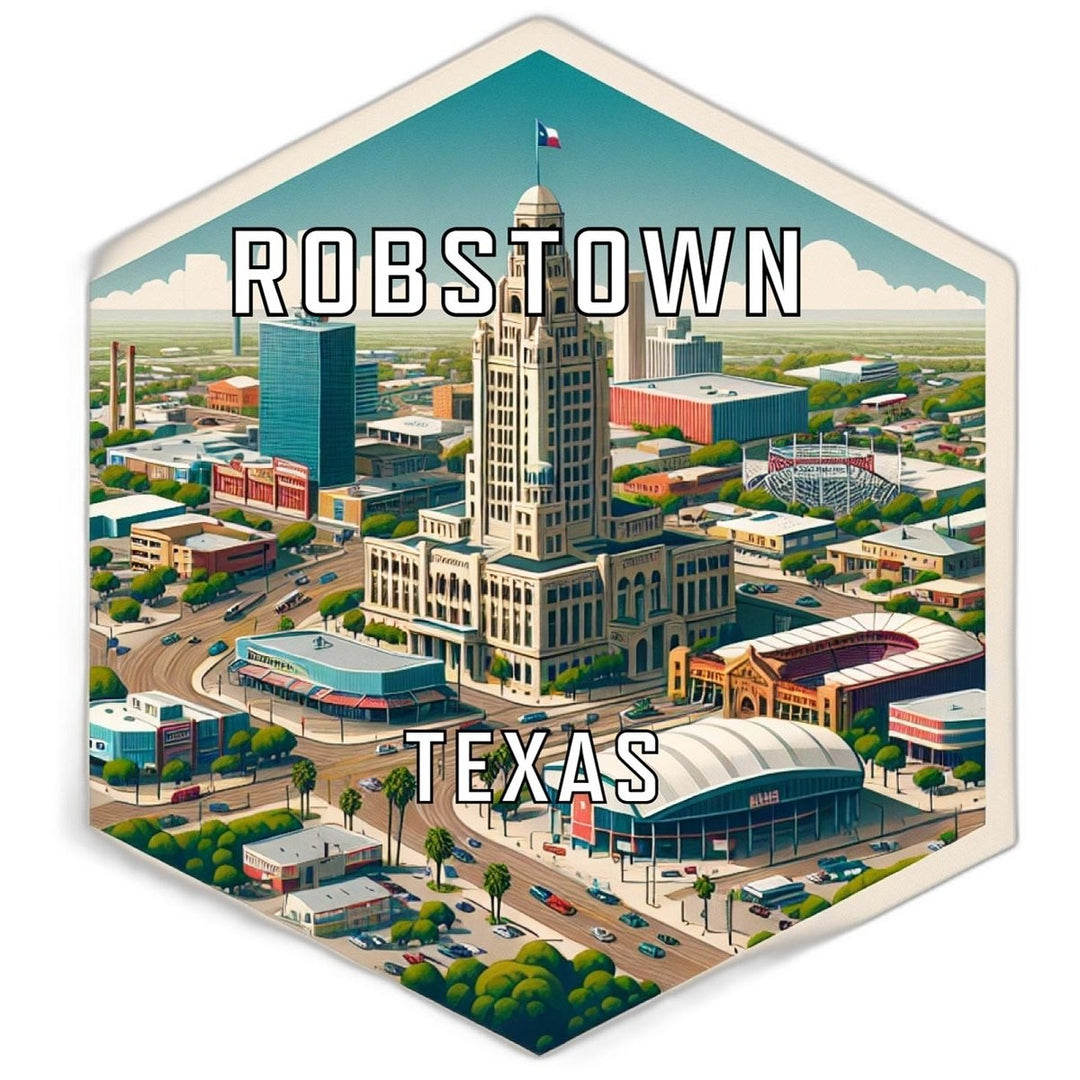 Robstown Texas Travel Destination Souvenir Vinyl Decal Sticker Image 1