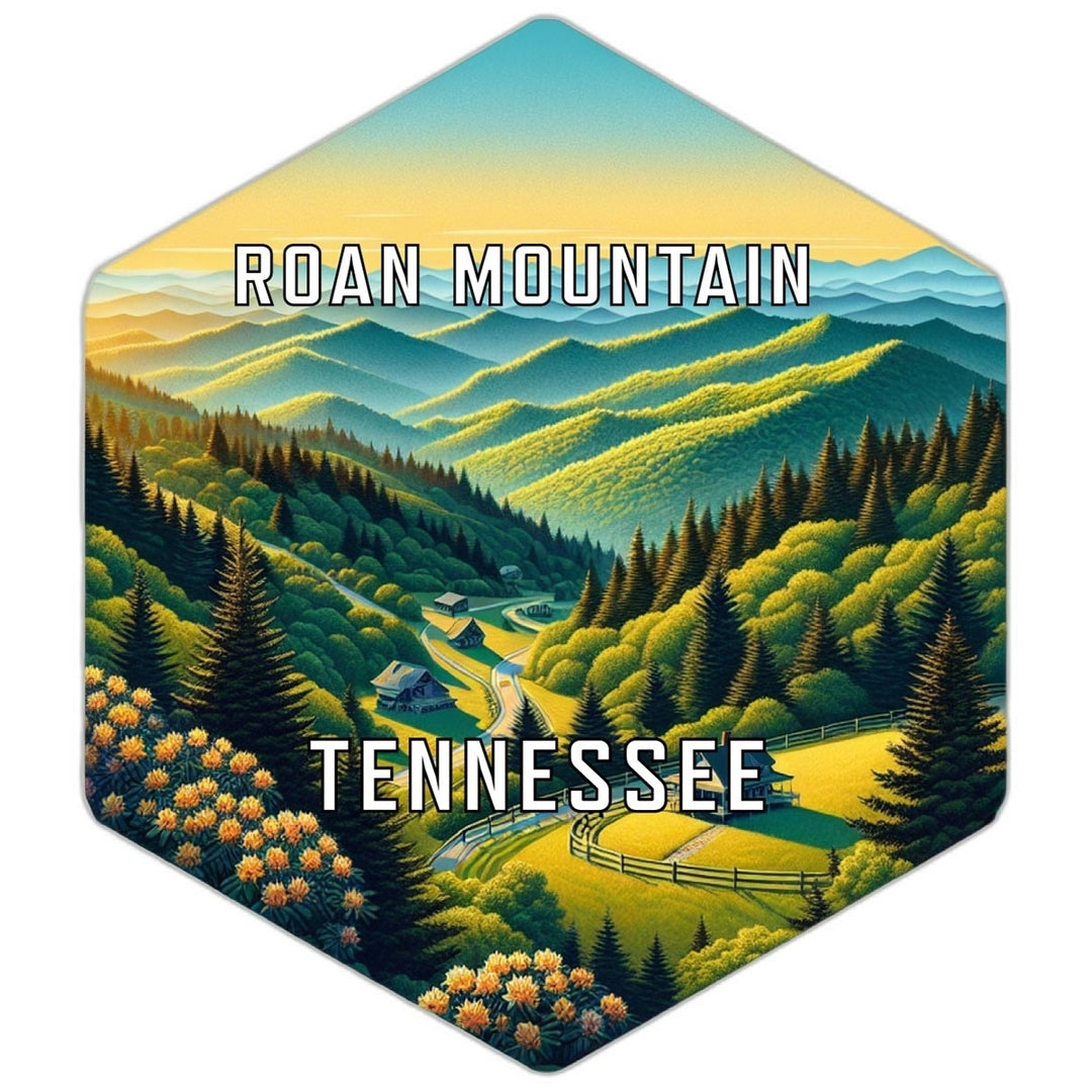 Roan Mountain Tennessee Travel Destination Souvenir Vinyl Decal Sticker Image 1