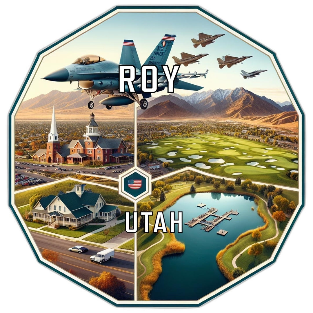 Roy Utah Travel Destination Souvenir Vinyl Decal Sticker Image 1