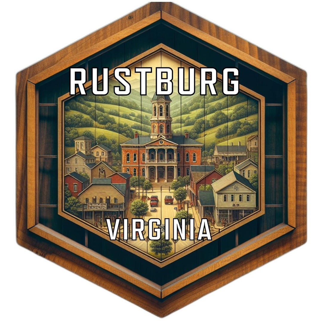 Rustburg Virginia Travel Destination Souvenir Vinyl Decal Sticker Image 1