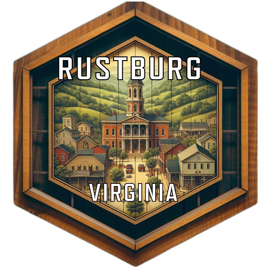 Rustburg Virginia Travel Destination Souvenir Vinyl Decal Sticker Image 1