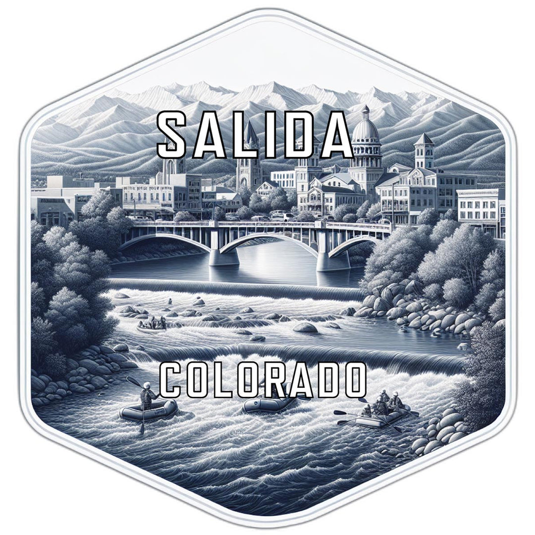 Salida Colorado Travel Destination Souvenir Vinyl Decal Sticker Image 1