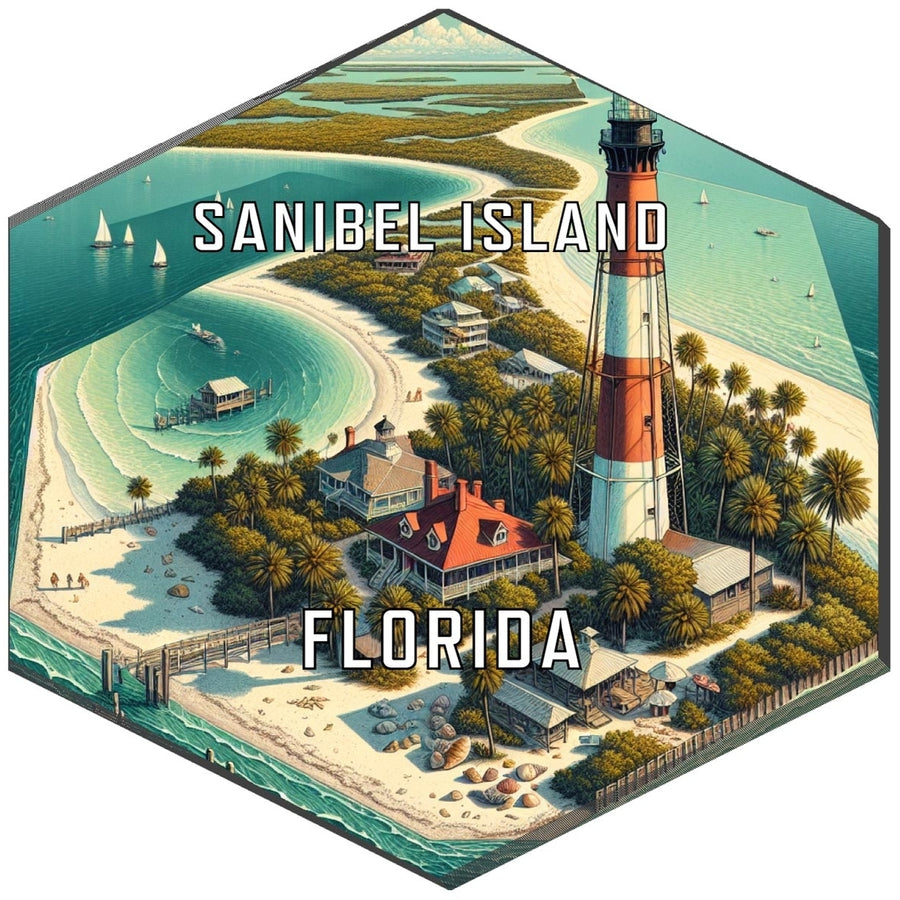 Sanibel Island Florida Travel Destination Souvenir Vinyl Decal Sticker Image 1