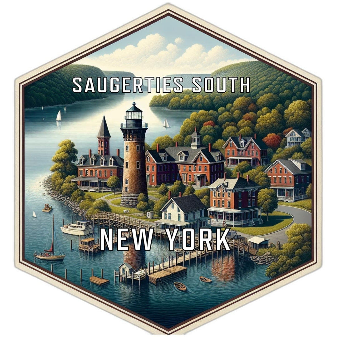 Saugerties South York Travel Destination Souvenir Vinyl Decal Sticker Image 1