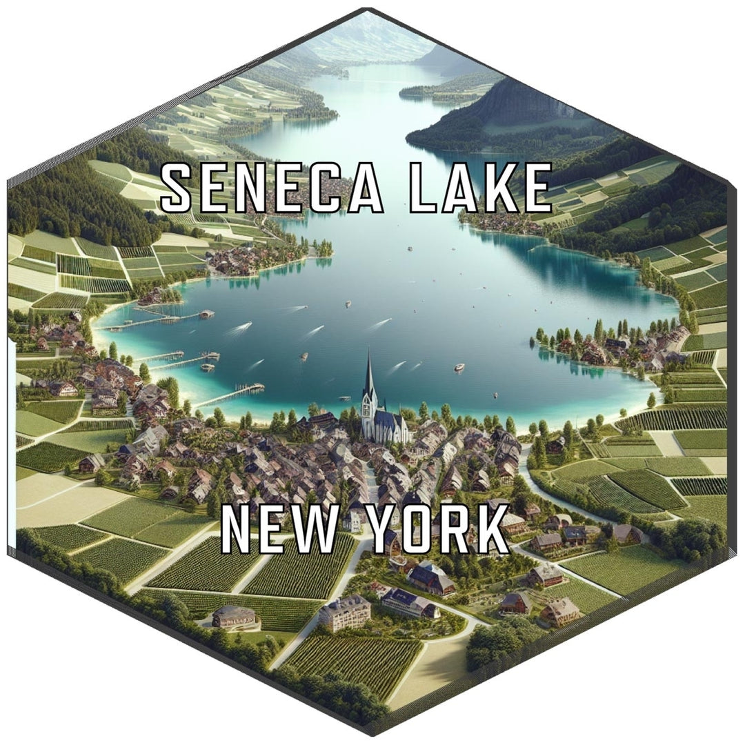 Seneca Lake York Travel Destination Souvenir Vinyl Decal Sticker Image 1