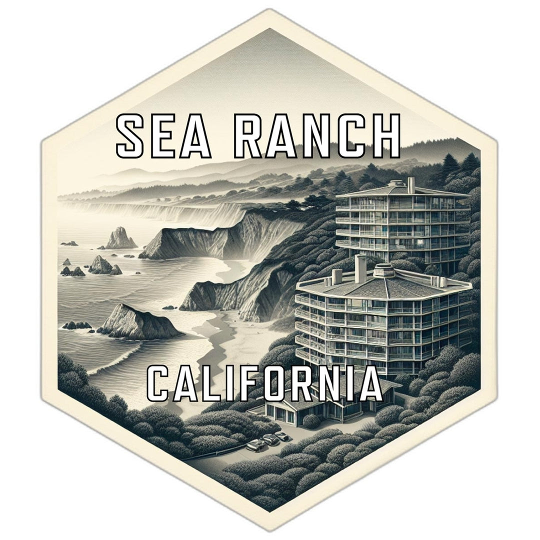 Sea Ranch California Travel Destination Souvenir Vinyl Decal Sticker Image 1