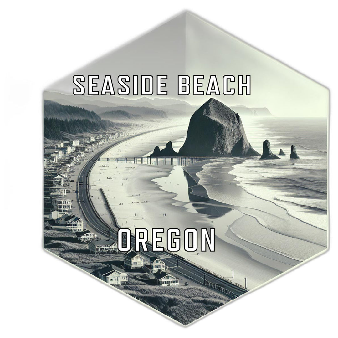 Seaside Beach Oregon Travel Destination Souvenir Vinyl Decal Sticker Image 1