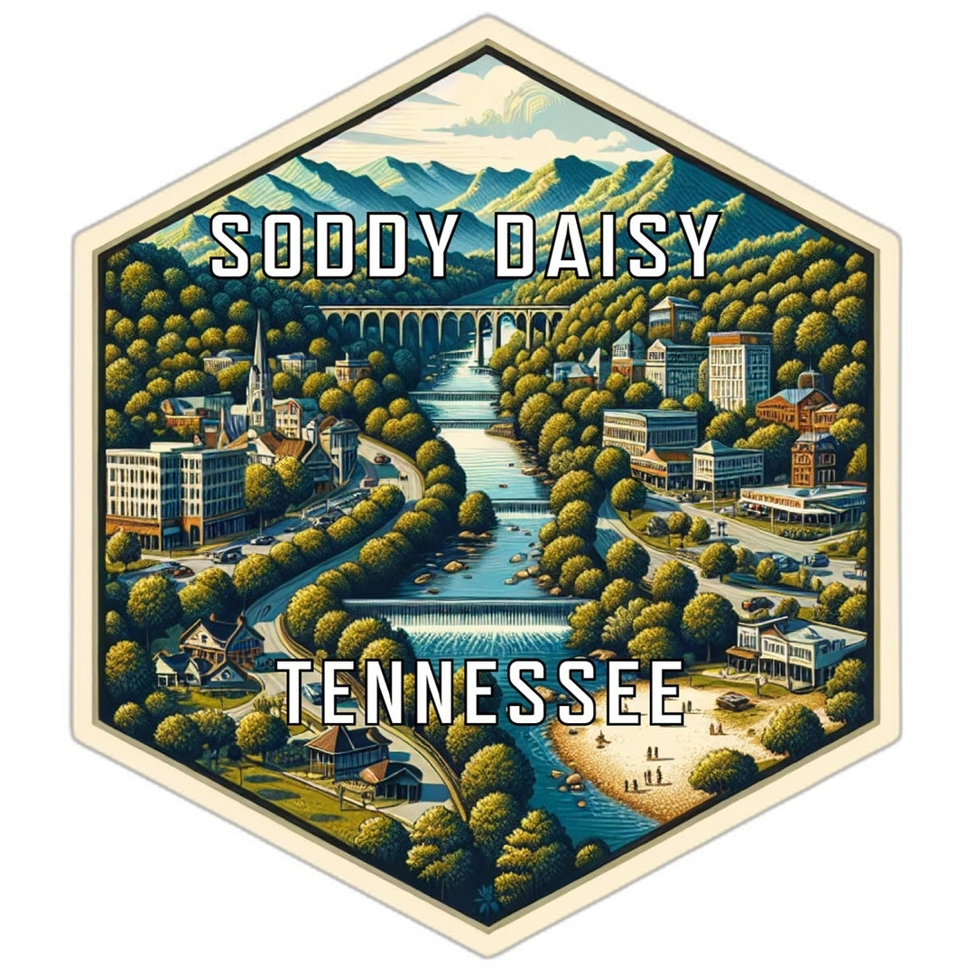 Soddy Daisy Tennessee Travel Destination Souvenir Vinyl Decal Sticker Image 1