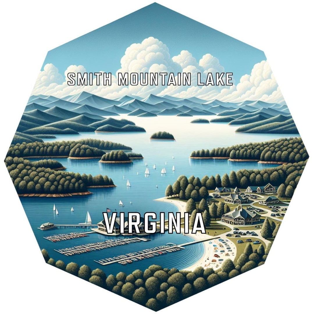 Smith Mountain Lake Virginia Travel Destination Souvenir Vinyl Decal Sticker Image 1