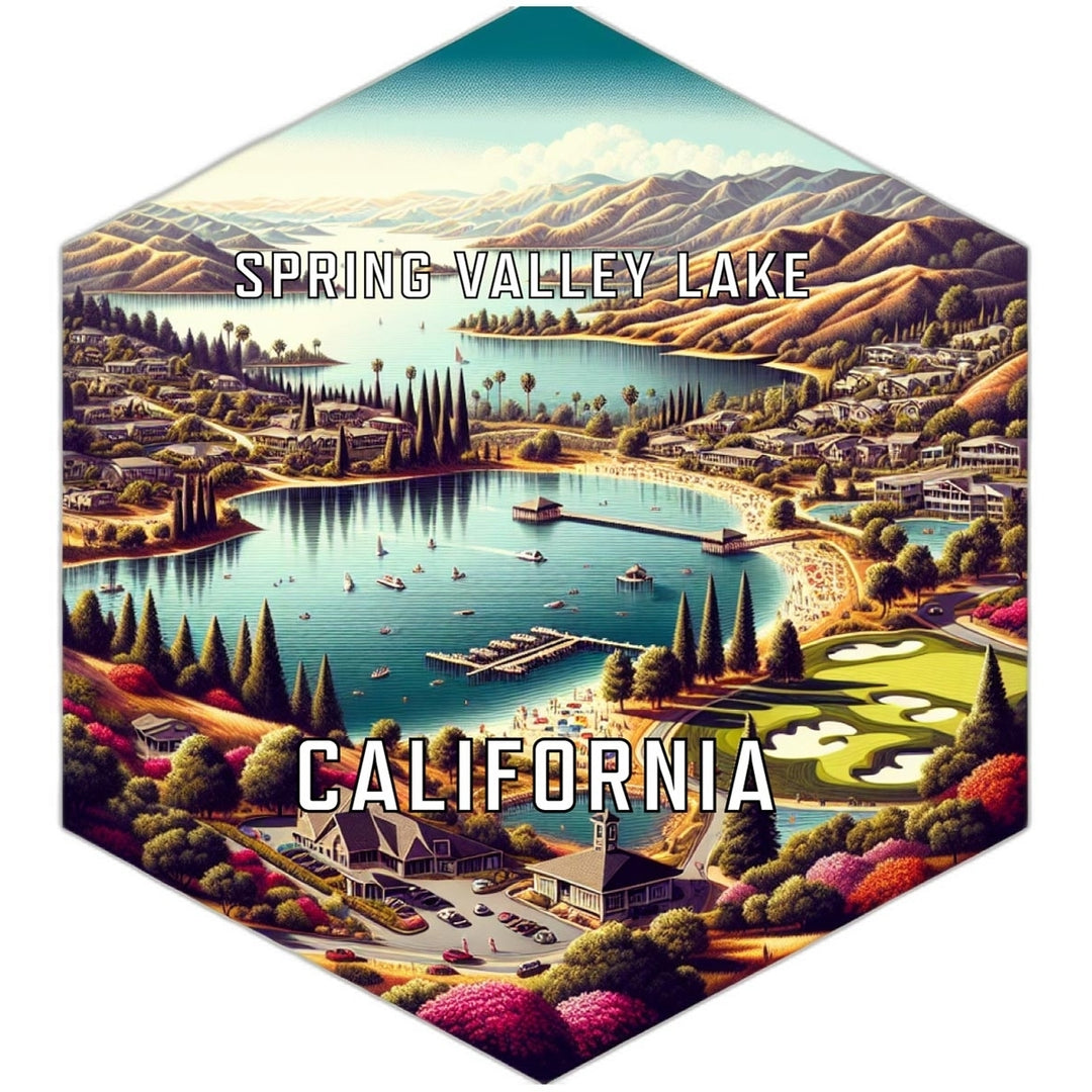 Spring Valley Lake California Travel Destination Souvenir Vinyl Decal Sticker Image 1