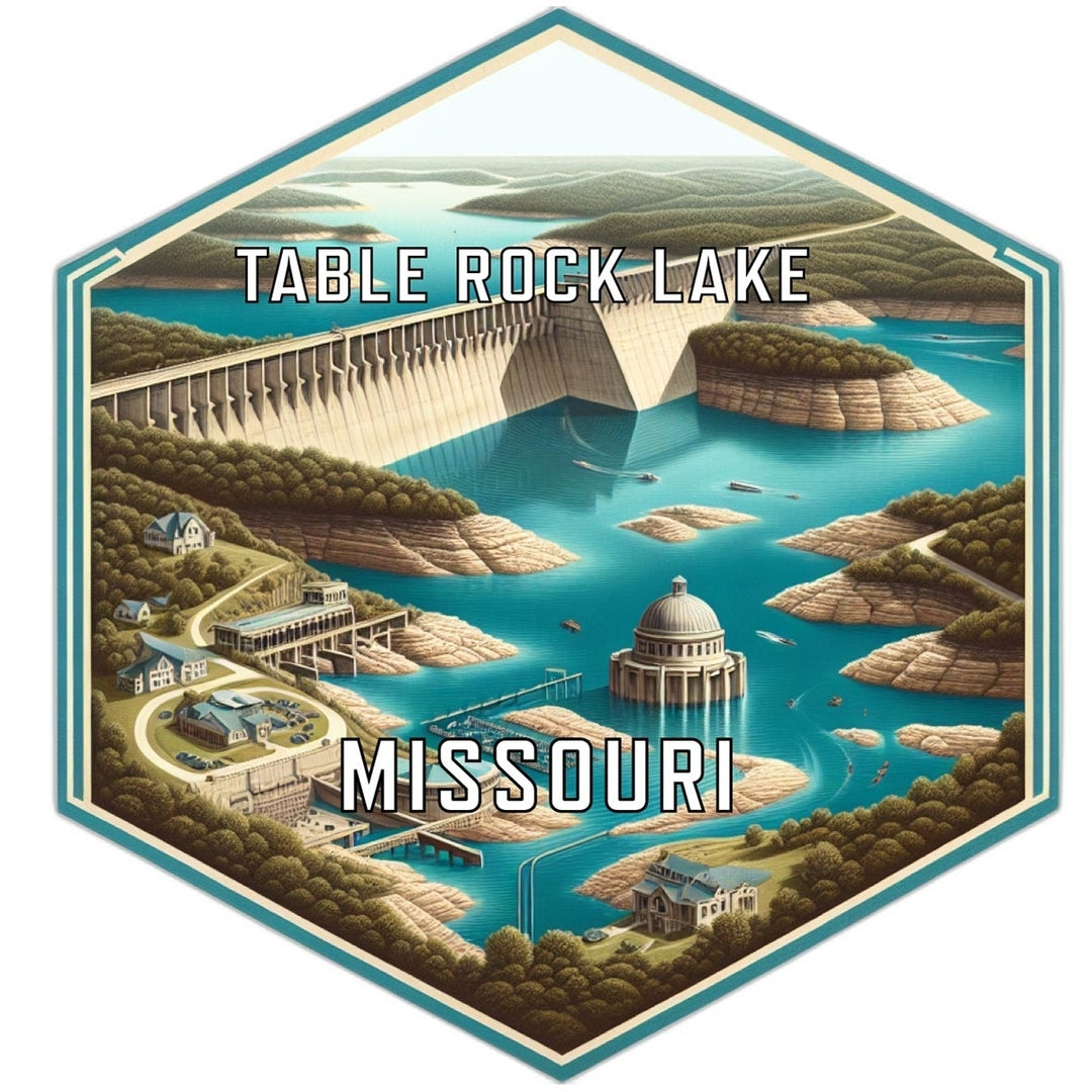 Table Rock Lake Missouri Travel Destination Souvenir Vinyl Decal Sticker Image 1