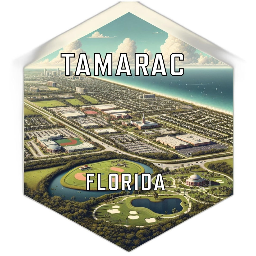 Tamarac Florida Travel Destination Souvenir Vinyl Decal Sticker Image 1