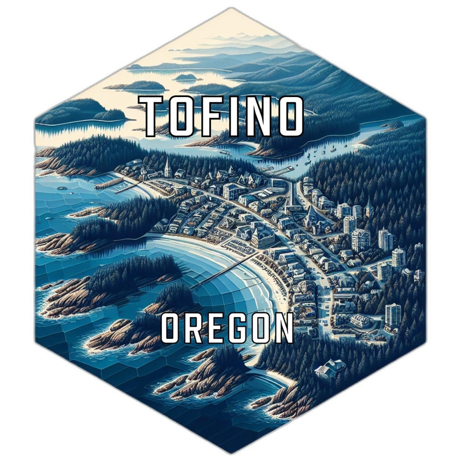 Tofino Oregon Travel Destination Souvenir Vinyl Decal Sticker Image 1