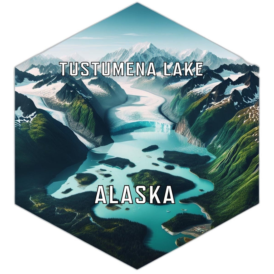 Tustumena Lake Alaska Travel Destination Souvenir Vinyl Decal Sticker Image 1