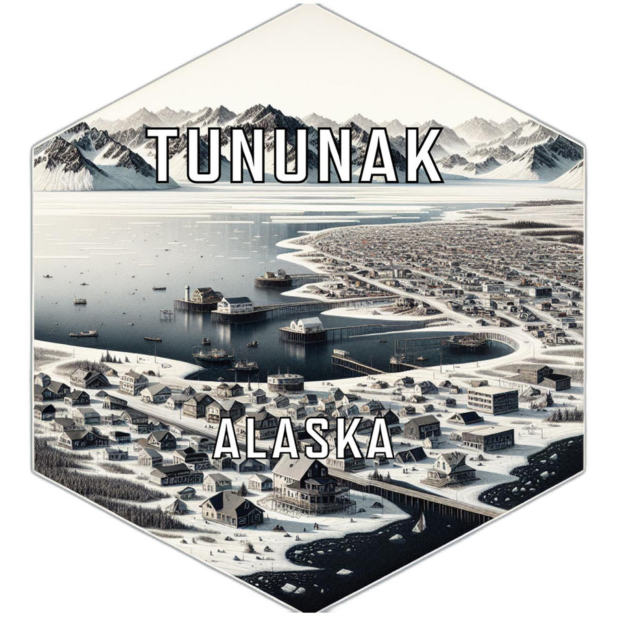 Tununak Alaska Travel Destination Souvenir Vinyl Decal Sticker Image 1