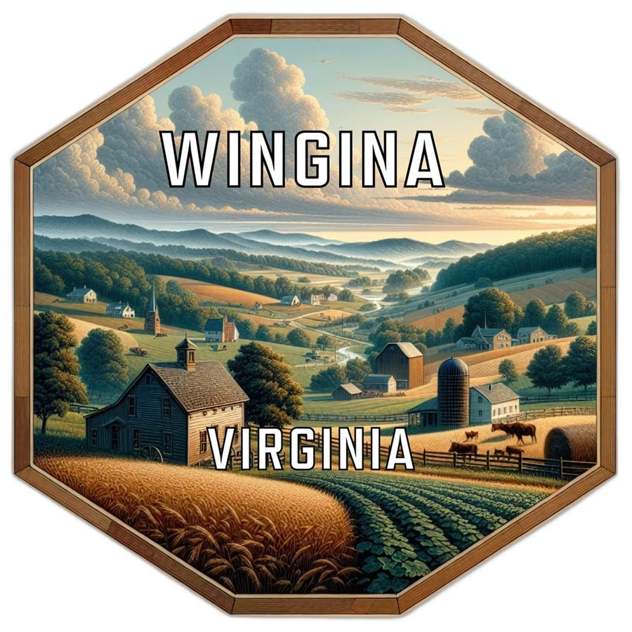 Wingina Virginia Travel Destination Souvenir Vinyl Decal Sticker Image 1