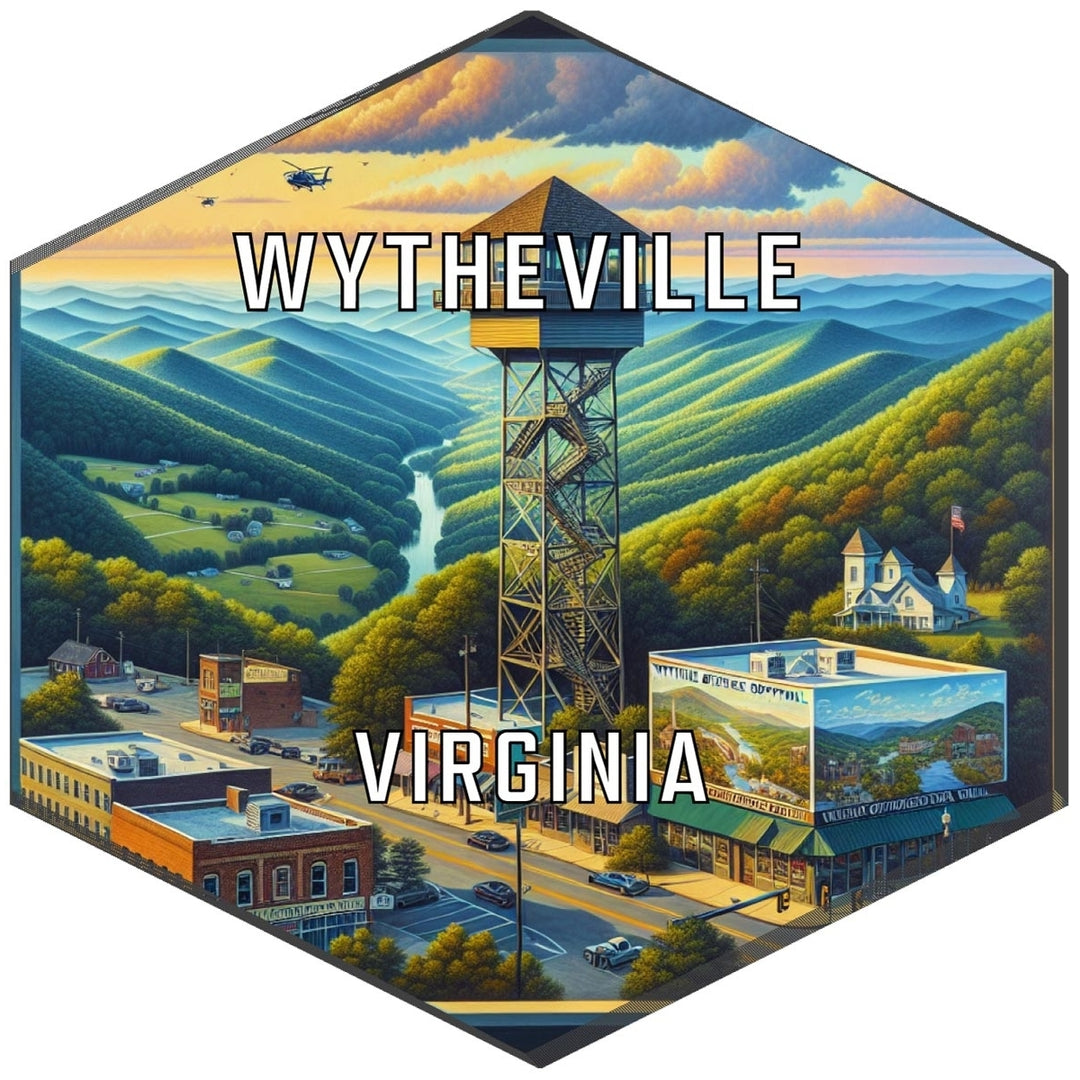 Wytheville Virginia Travel Destination Souvenir Vinyl Decal Sticker Image 1