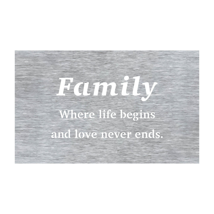 Prairie Dance Family Metal Family Decorative Wall Art Sign 15 Colors Image 2