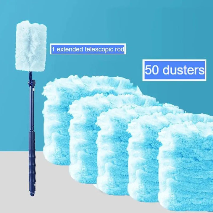 Extended Pole Dust Collector with Disposable Fiber Cloth for High Altitude Cleaning Image 10