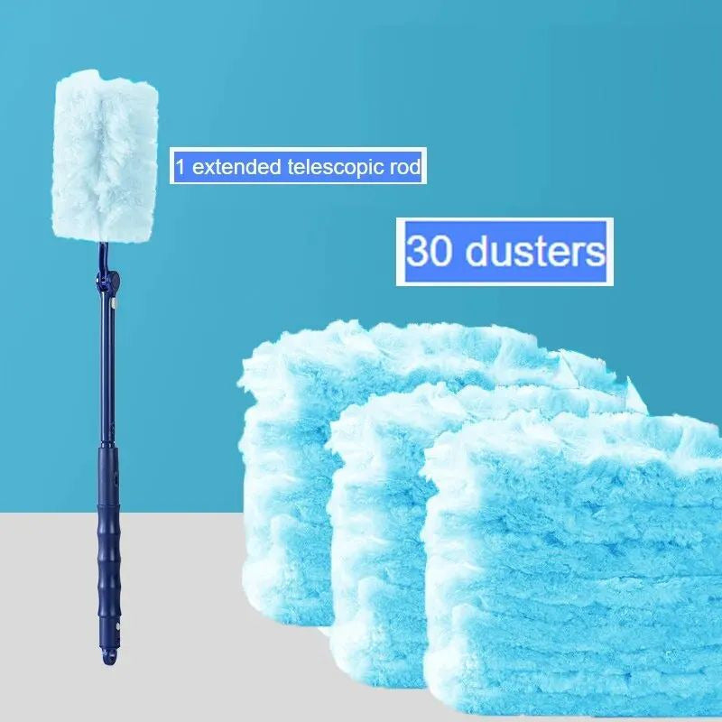 Extended Pole Dust Collector with Disposable Fiber Cloth for High Altitude Cleaning Image 12