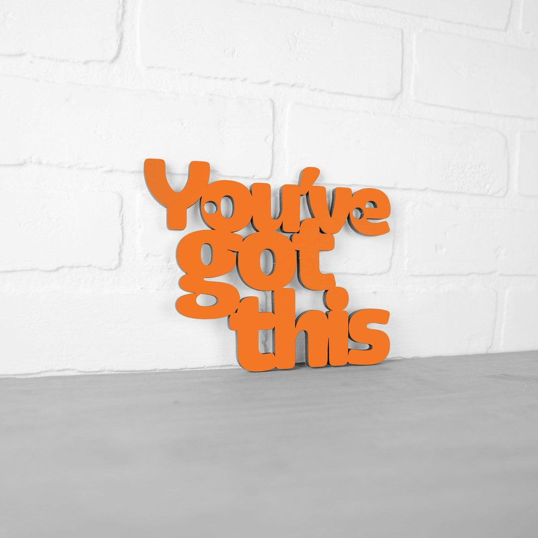 Spunky Fluff Youve Got This Decorative Wall Art Sign 15 Colors Image 3