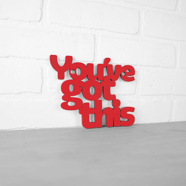 Spunky Fluff Youve Got This Decorative Wall Art Sign 15 Colors Image 4