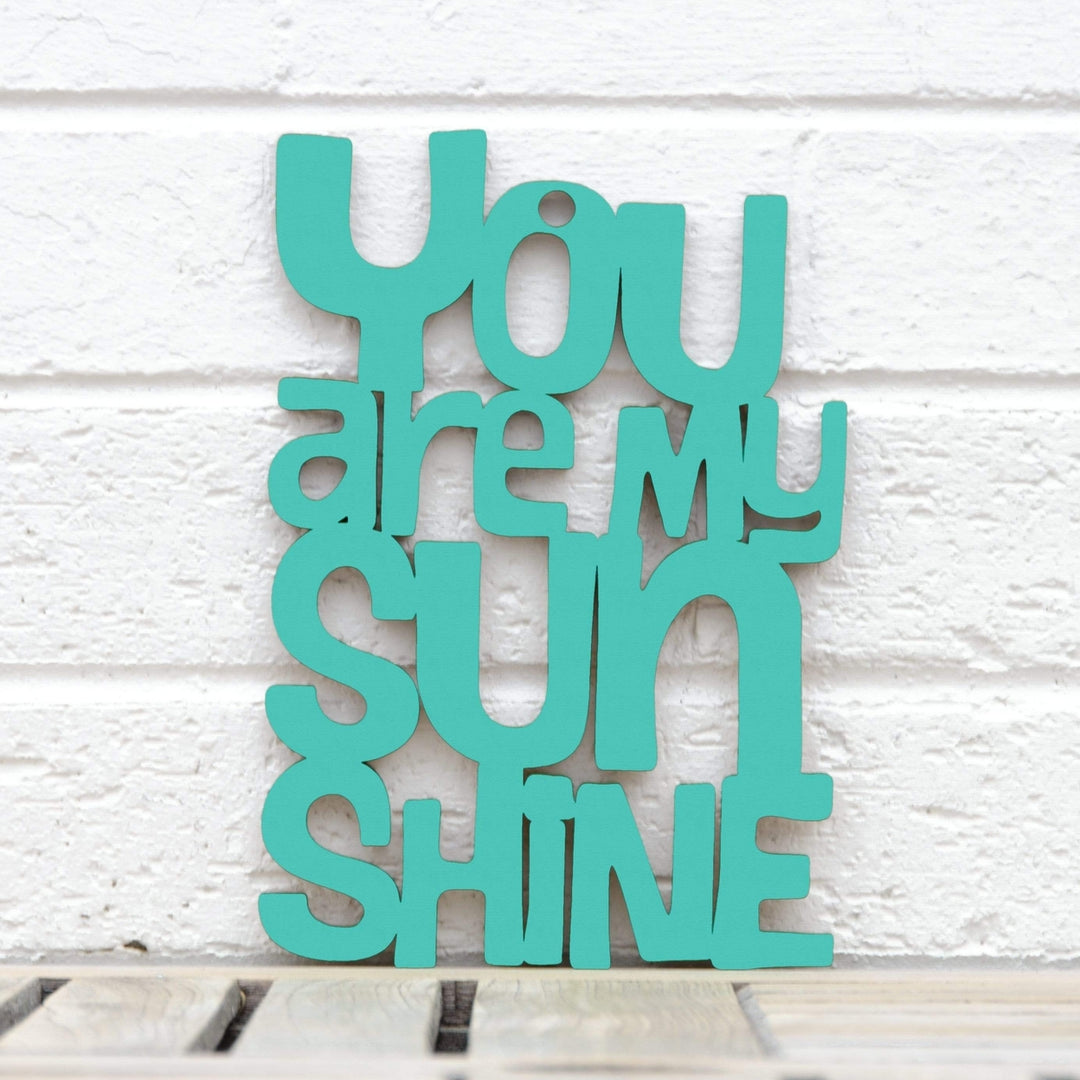 Spunky Fluff You are my Sunshine Decorative Wall Art Sign 15 Colors Image 9