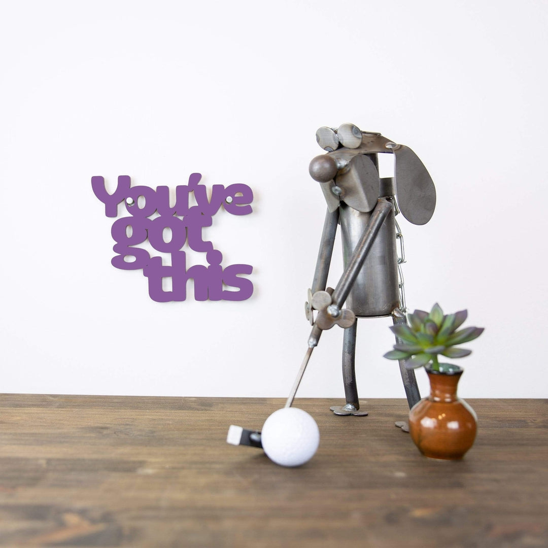 Spunky Fluff Youve Got This Decorative Wall Art Sign 15 Colors Image 7