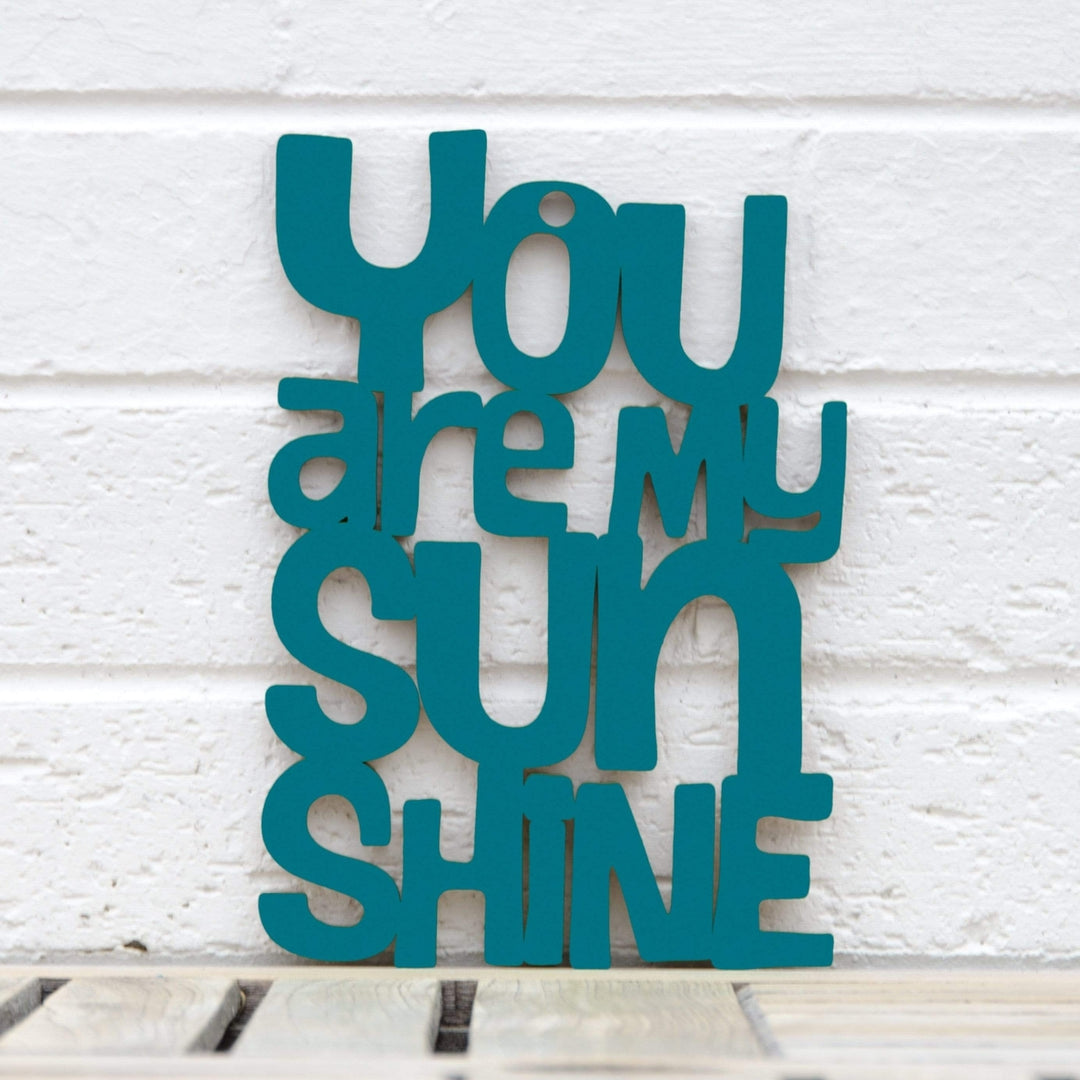 Spunky Fluff You are my Sunshine Decorative Wall Art Sign 15 Colors Image 10