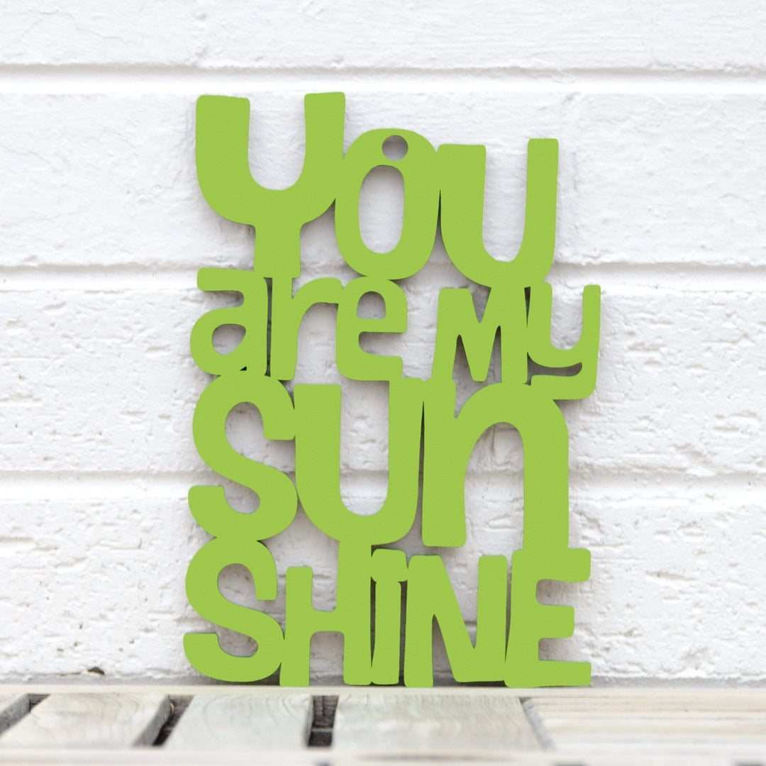 Spunky Fluff You are my Sunshine Decorative Wall Art Sign 15 Colors Image 12