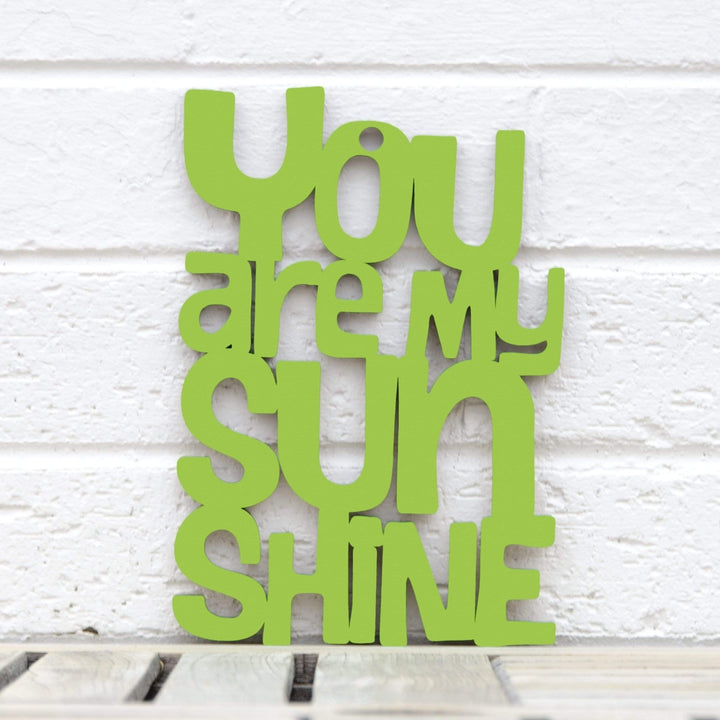 Spunky Fluff You are my Sunshine Decorative Wall Art Sign 15 Colors Image 12