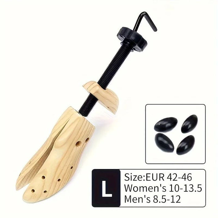 1Pc Shoe Stretcher Women and Mens Shoe Widener - Wooden Expander Image 7