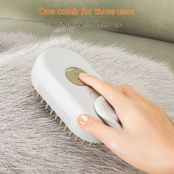 Electric Pet Spray Comb - One-Key Spray Hair Removal for Cats and Dogs Image 3