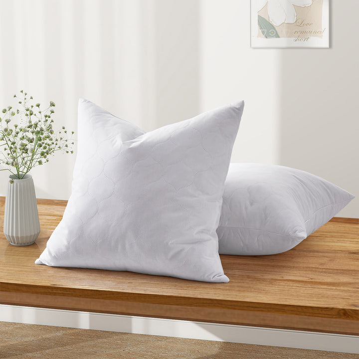 Home Decorative Pillow Down Feather Pillow Insert, Square Bed Pillows 12 x 20 inch, 18 x 18 inch, 20 x 20 inch, 26 x 26 Image 5