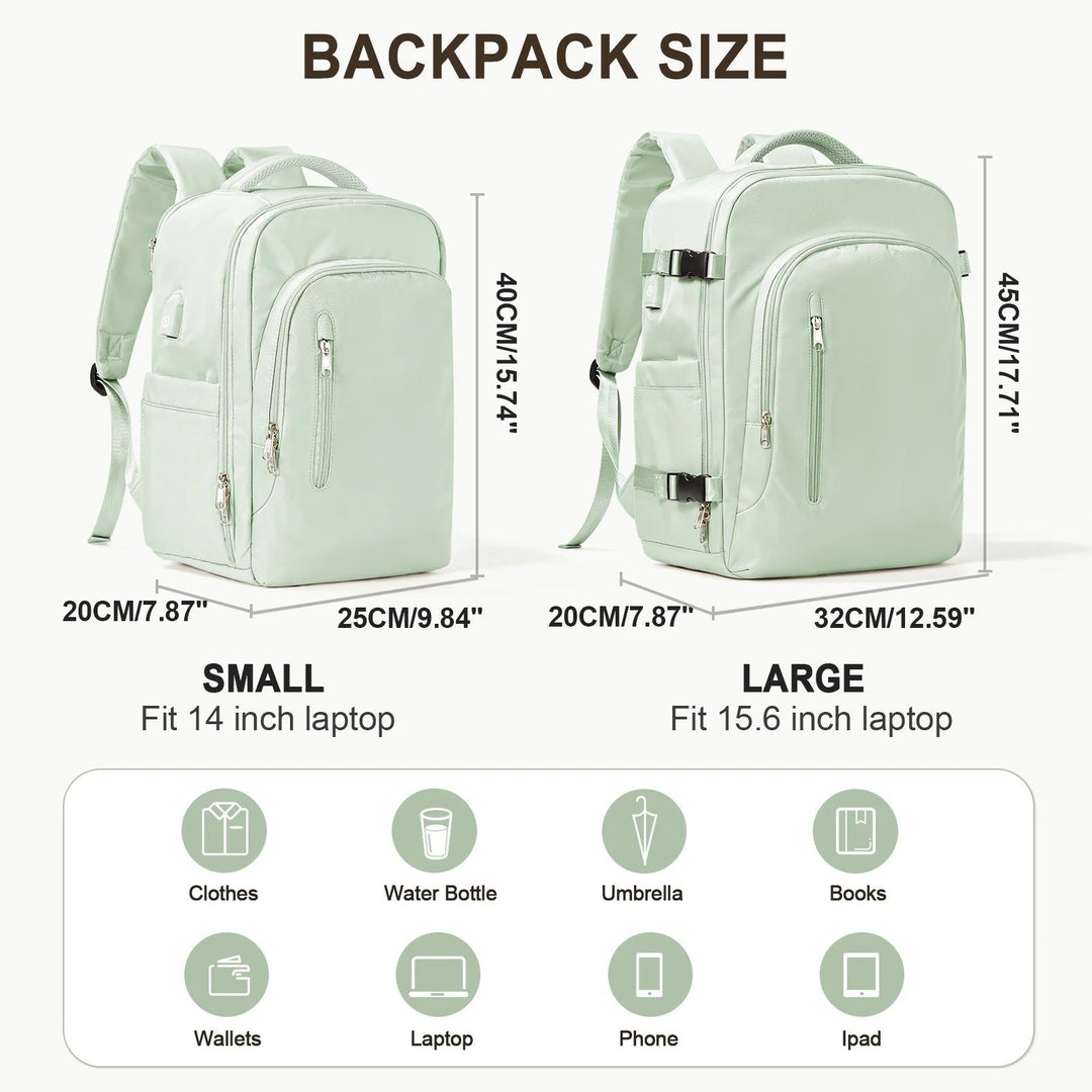 Laptop Travel Backpack Women/Men Large Capacity EasyJet 45x36x20 Ryanair 40x20x25 Image 5