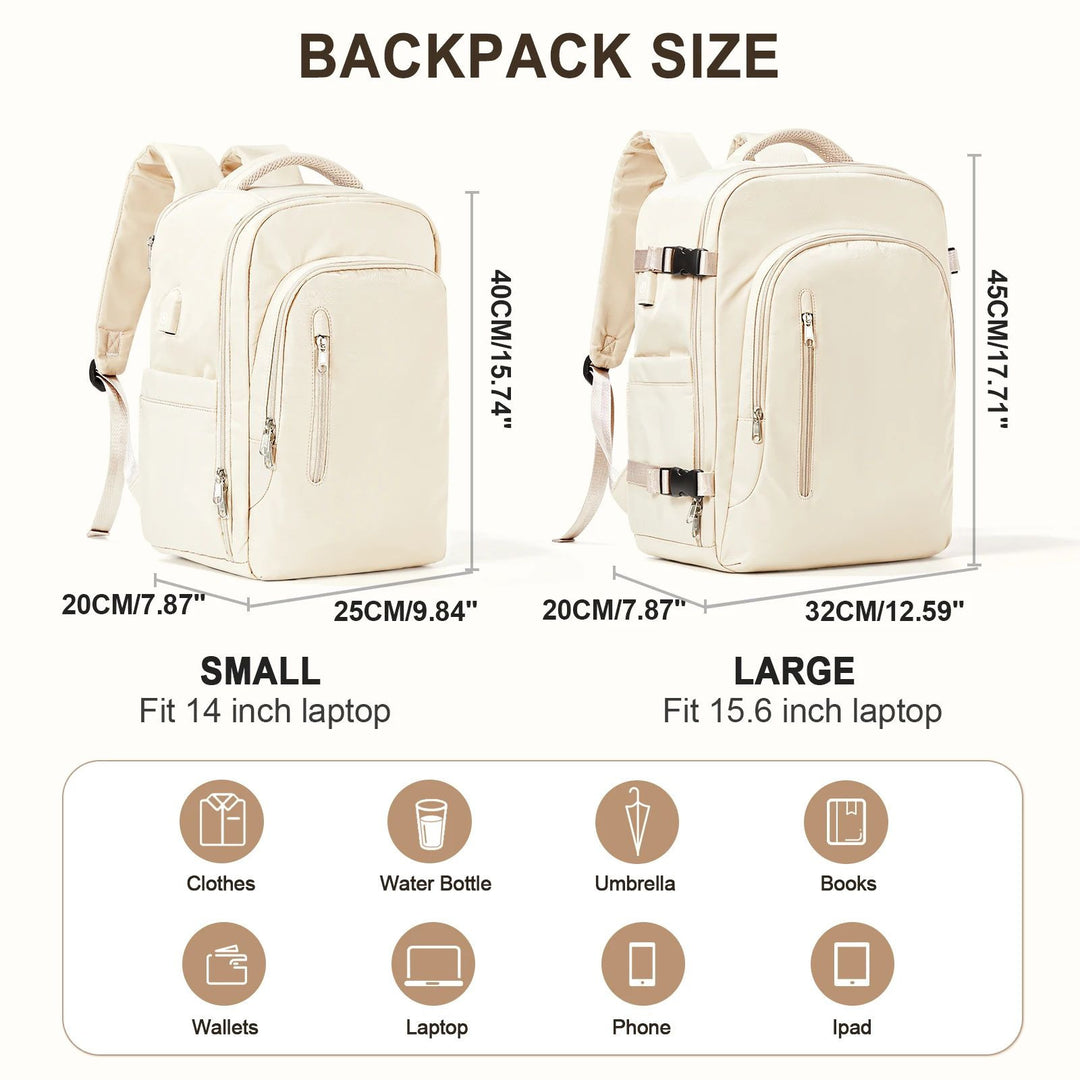 Laptop Travel Backpack Women/Men Large Capacity EasyJet 45x36x20 Ryanair 40x20x25 Image 6