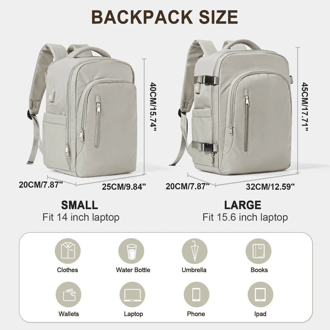 Laptop Travel Backpack Women/Men Large Capacity EasyJet 45x36x20 Ryanair 40x20x25 Image 9