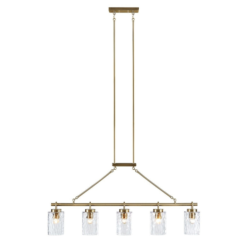 Gracie Mills Alicante 5-Light Linear Chandelier - GRACE-15957 Image 2