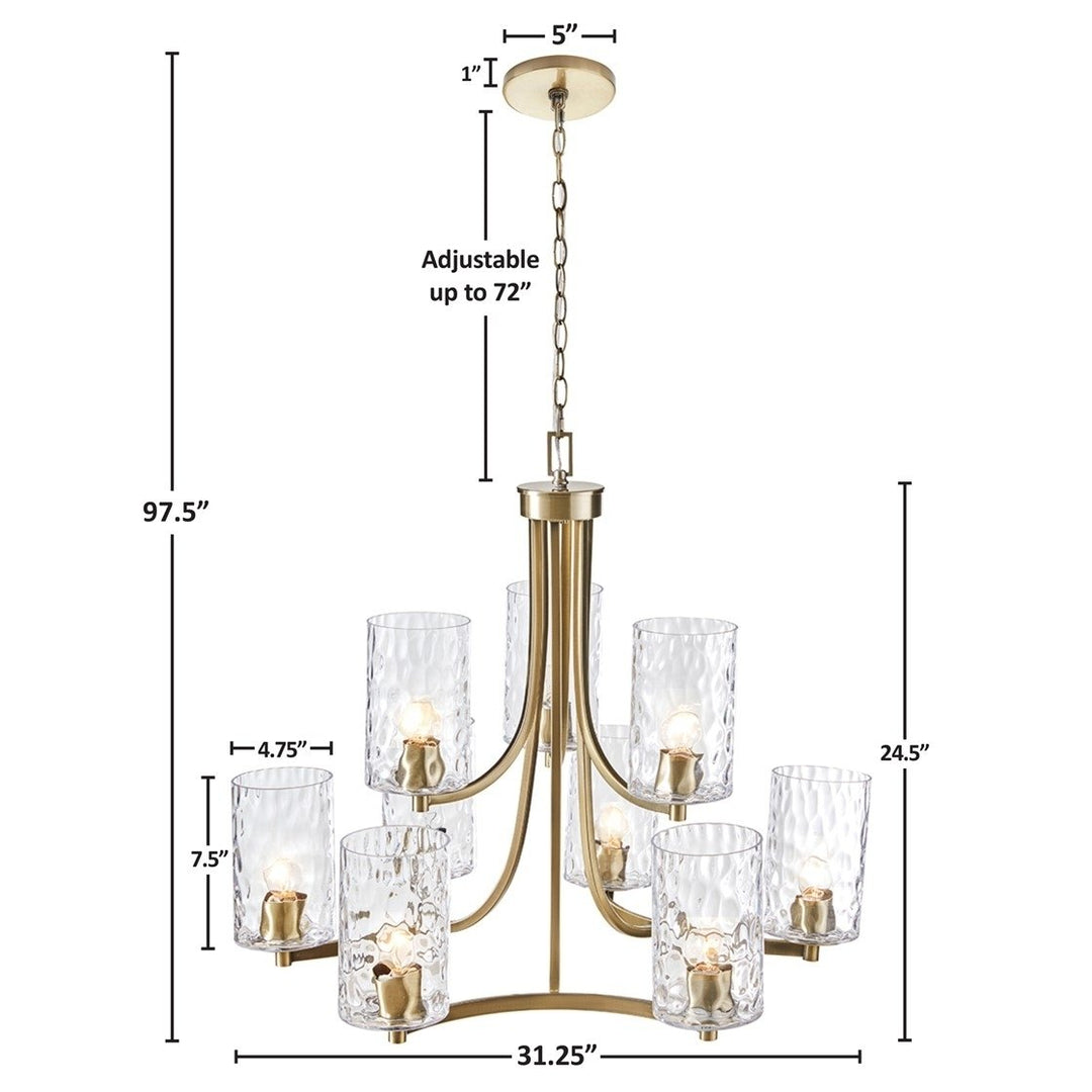 Cygnus 9 Light Chandelier by Gracie Mills - GRACE-15956 Image 5