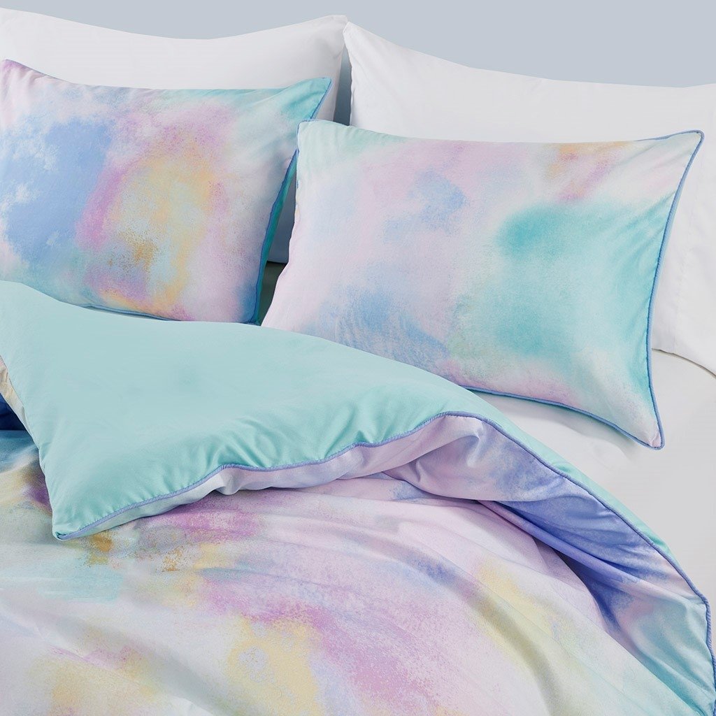 Gracie Mills Orion Dreamscape Watercolor Tie Dye Comforter Set with Cozy Throw Pillow - GRACE-14069 Image 3