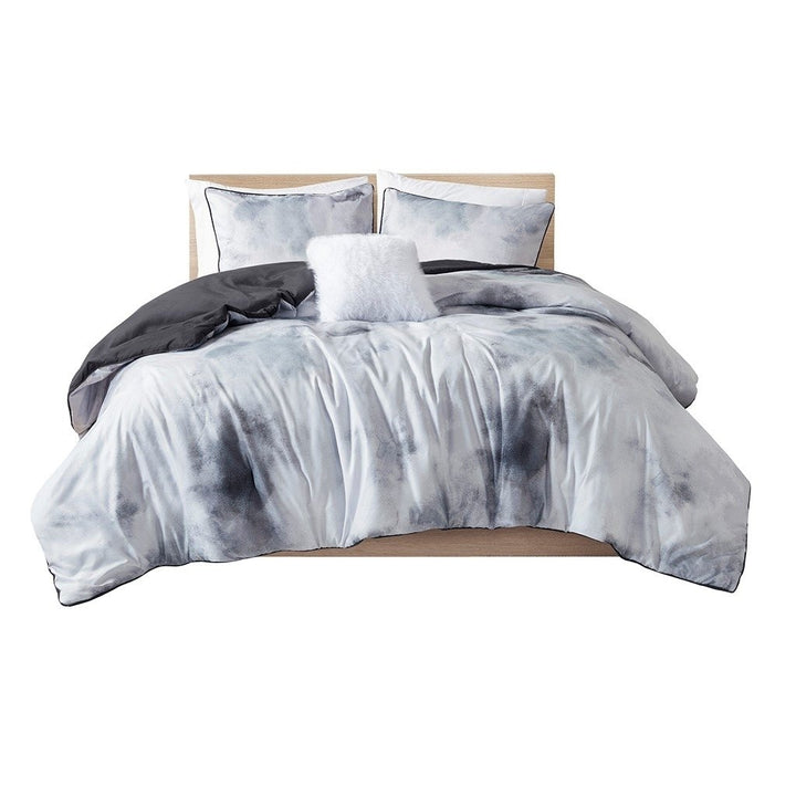 Gracie Mills Orion Dreamscape Watercolor Tie Dye Comforter Set with Cozy Throw Pillow - GRACE-14069 Image 7