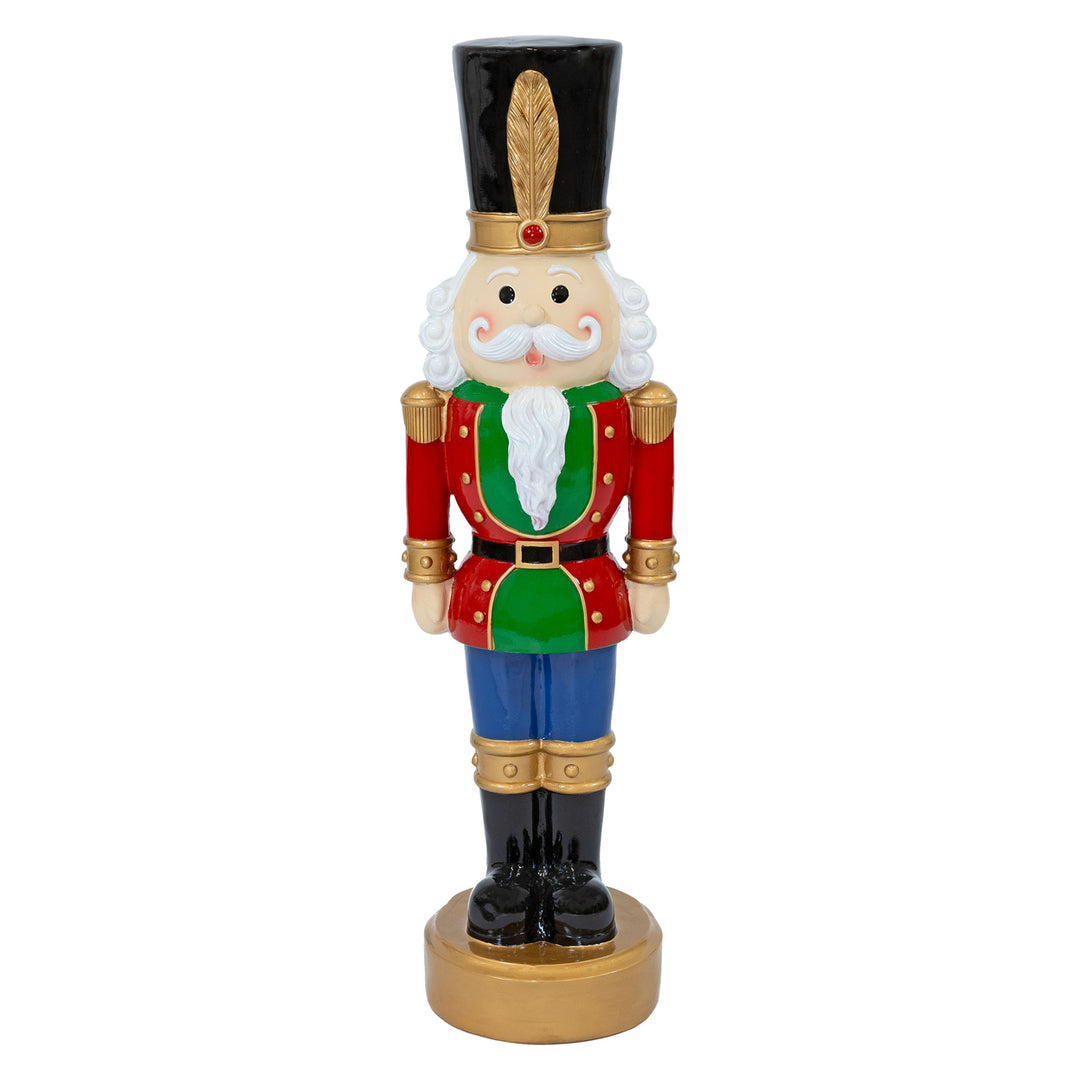 Sunnydaze Tommy the Toy Soldier Nutcracker Statue - 37" H Image 1