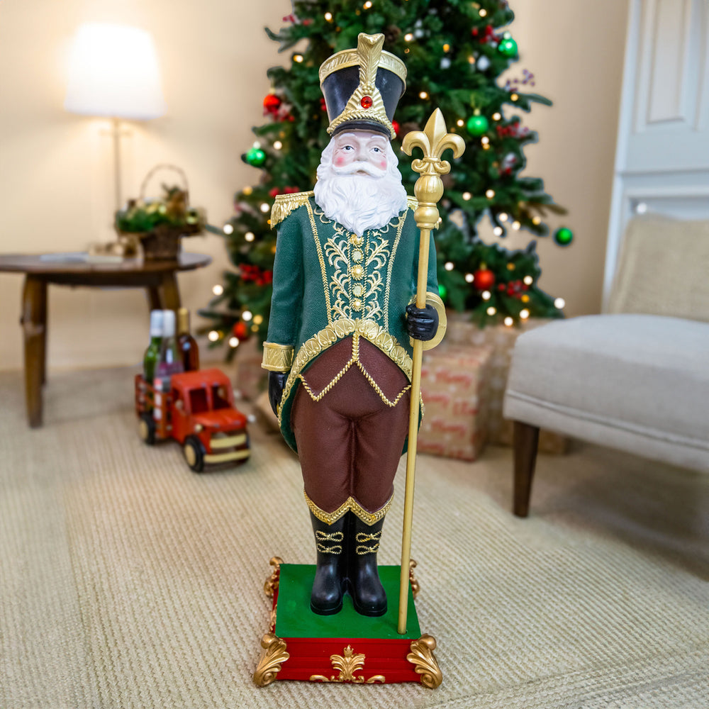 Sunnydaze Guardian of the North Christmas Statue - 37" H Image 2