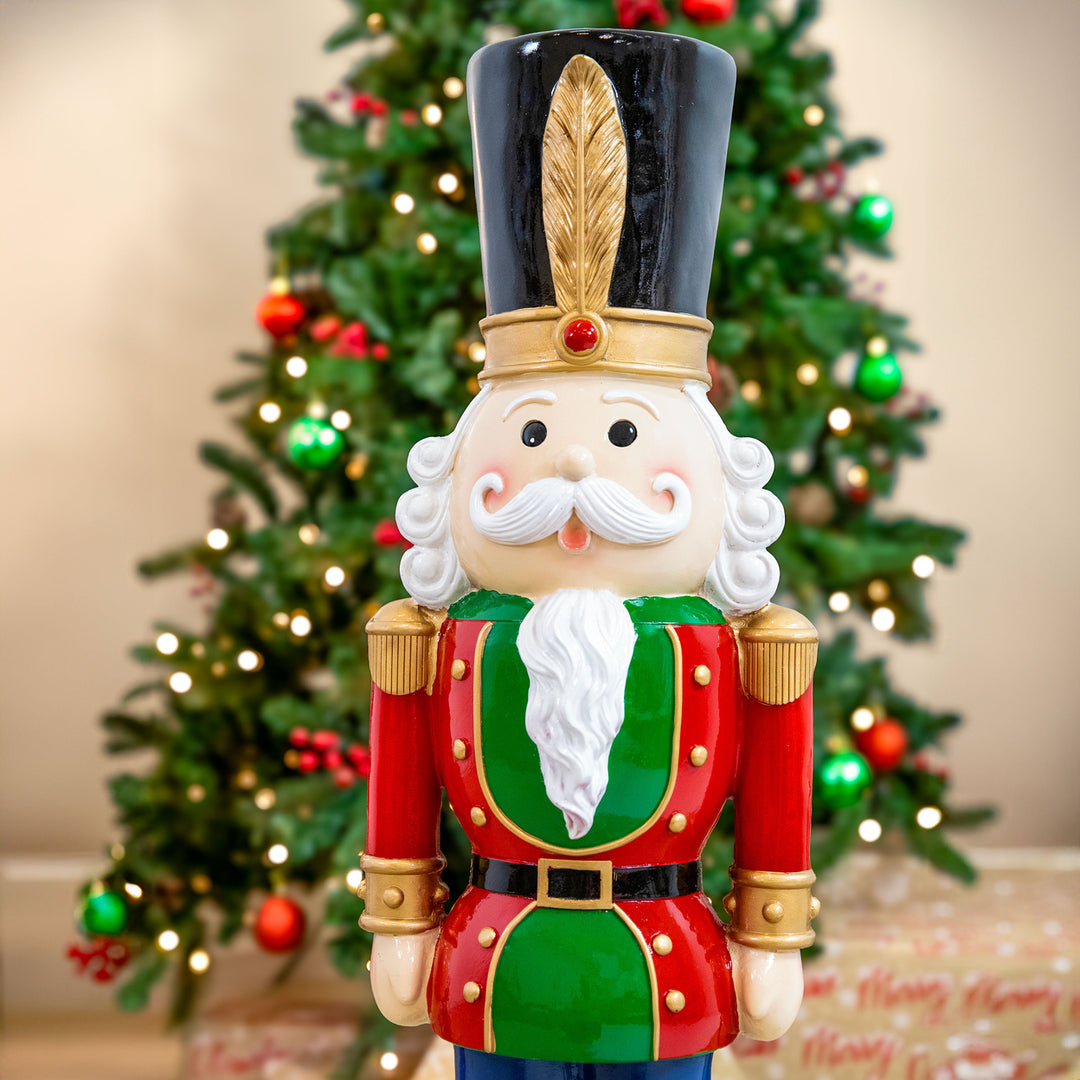 Sunnydaze Tommy the Toy Soldier Nutcracker Statue - 37" H Image 5