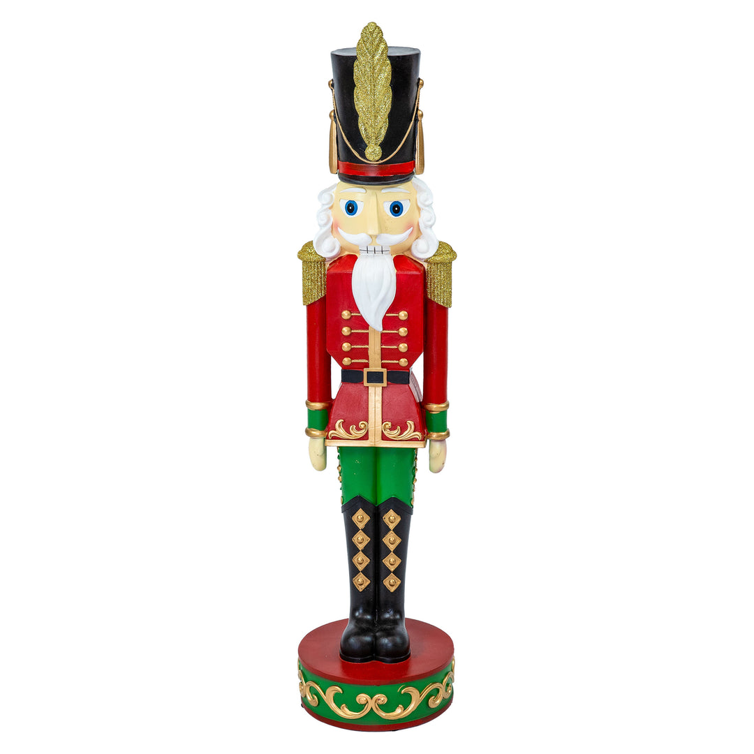 Sunnydaze Kristoff the Christmas Nutcracker Soldier - 1 Statue - 29" Image 1