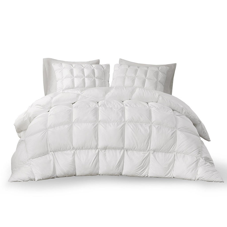 Gracie Mills 3D Puff Stitch Down Alternative Comforter Overfilled 250 GSM Microfiber Image 1